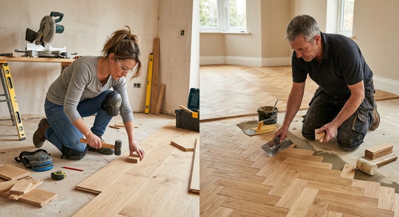 Poser son parquet soi-même ou appeler un parqueteur : jusqu'où un bricoleur averti peut aller